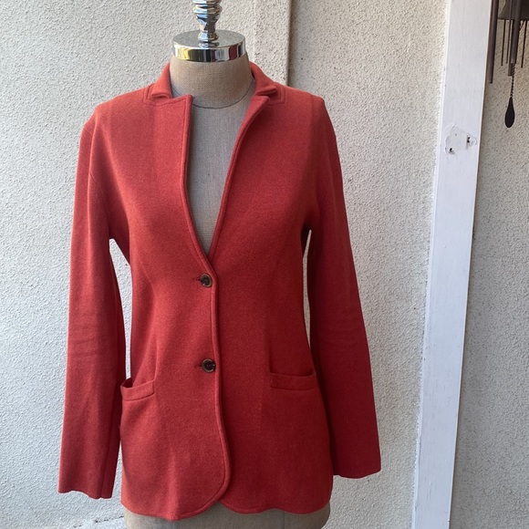 J. Crew beautiful long blazer with great front pockets and buttons - Picture 11 of 13